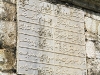 Stambuł - tabliczka na terenie Pałacu Topkapi