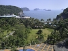 Widok z hotelowego okna na wyspie Cat Ba